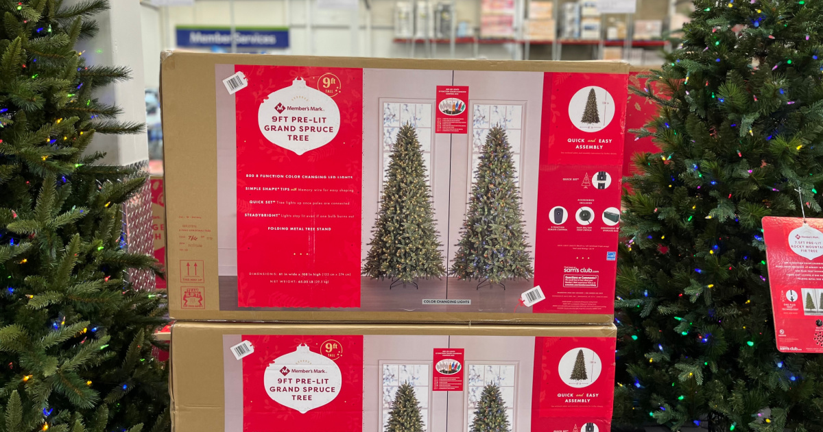Member's Mark Artificial 9-Foot Christmas Tree w/ Color Changing Lights Just $299.99 at Sam's Club
